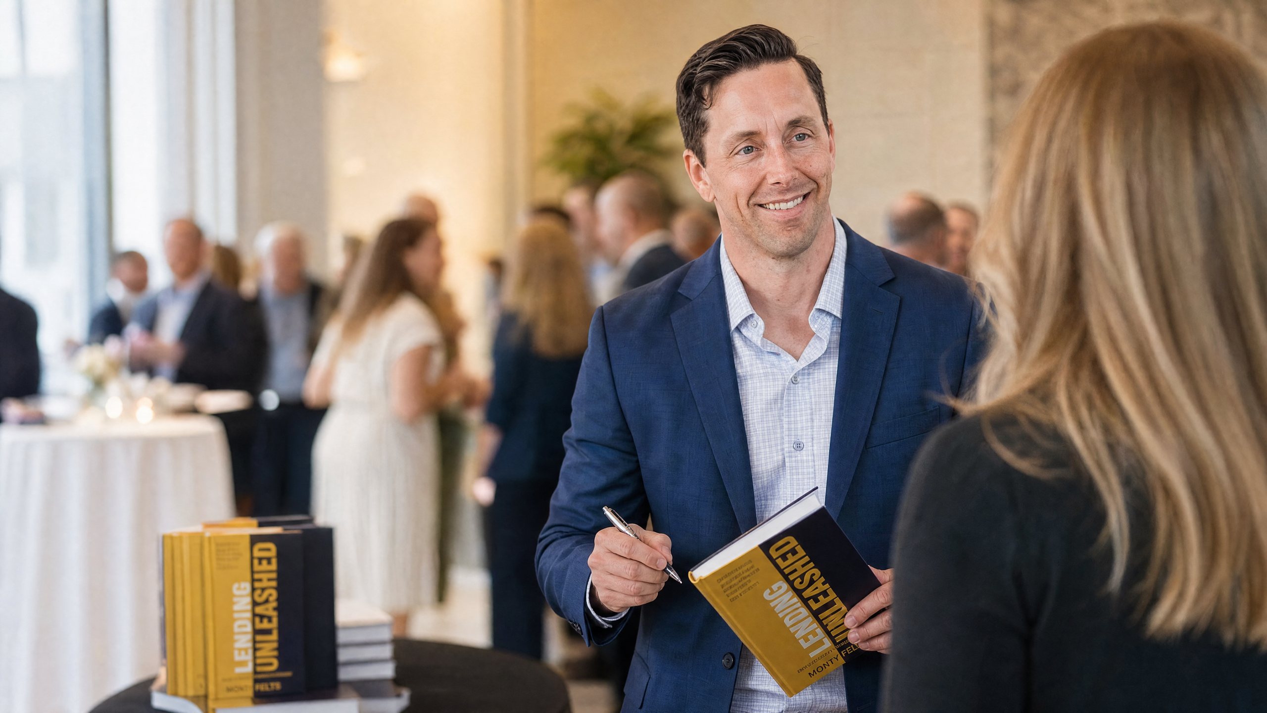 Monty Felts at his book launch