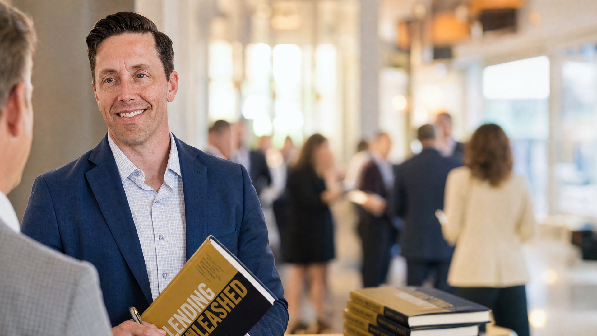 Monty Felts at a book event